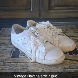 Vintage Havana White Star Sneakers